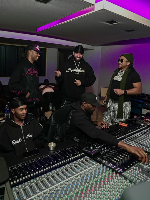 In the studio